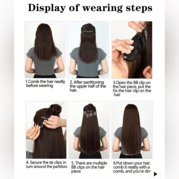 Clip in hair extensions - Picture 3 of 9